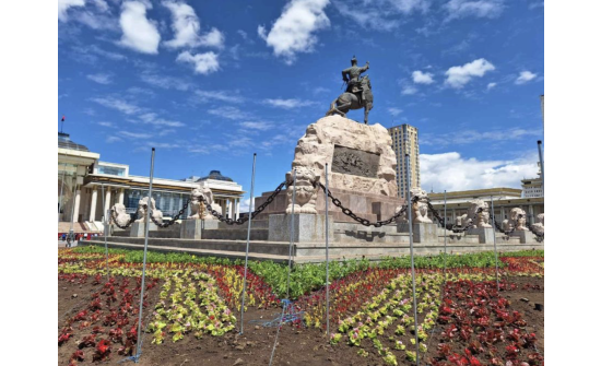 ULAANBAATAR TO BLOOM WITH OVER 1.5 MILLION FLOWERS