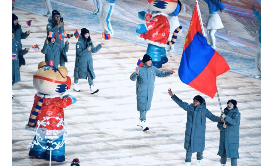 MONGOLIAN TEAM PARTICIPATES IN THE OPENING CEREMONY OF THE HARBIN 2025 ASIAN WINTER GAMES