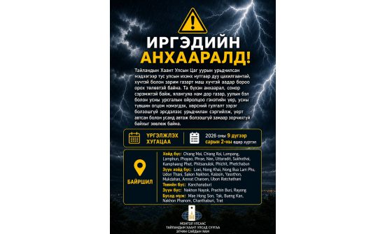 ИРГЭДИЙН АНХААРАЛД