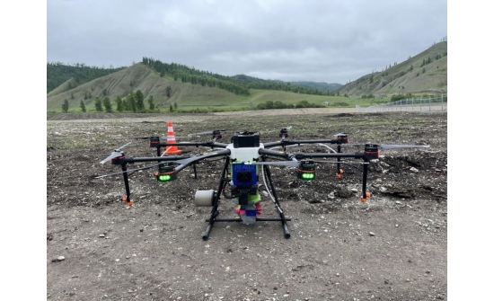 AI POWERED DRONES PLANTING TREES IN MONGOLIA