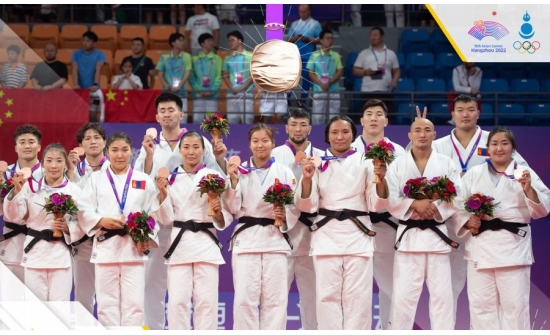 MONGOLIA EARNS TWO SILVER AND FIVE BRONZE MEDALS AT ASIAN GAMES