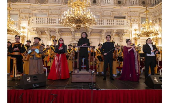 MORIN KHUUR ORCHESTRA PERFORMS "BEAUTIFUL COUNTRY OF MONGOLIA" CONCERT AT THE PRAGUE CASTLE